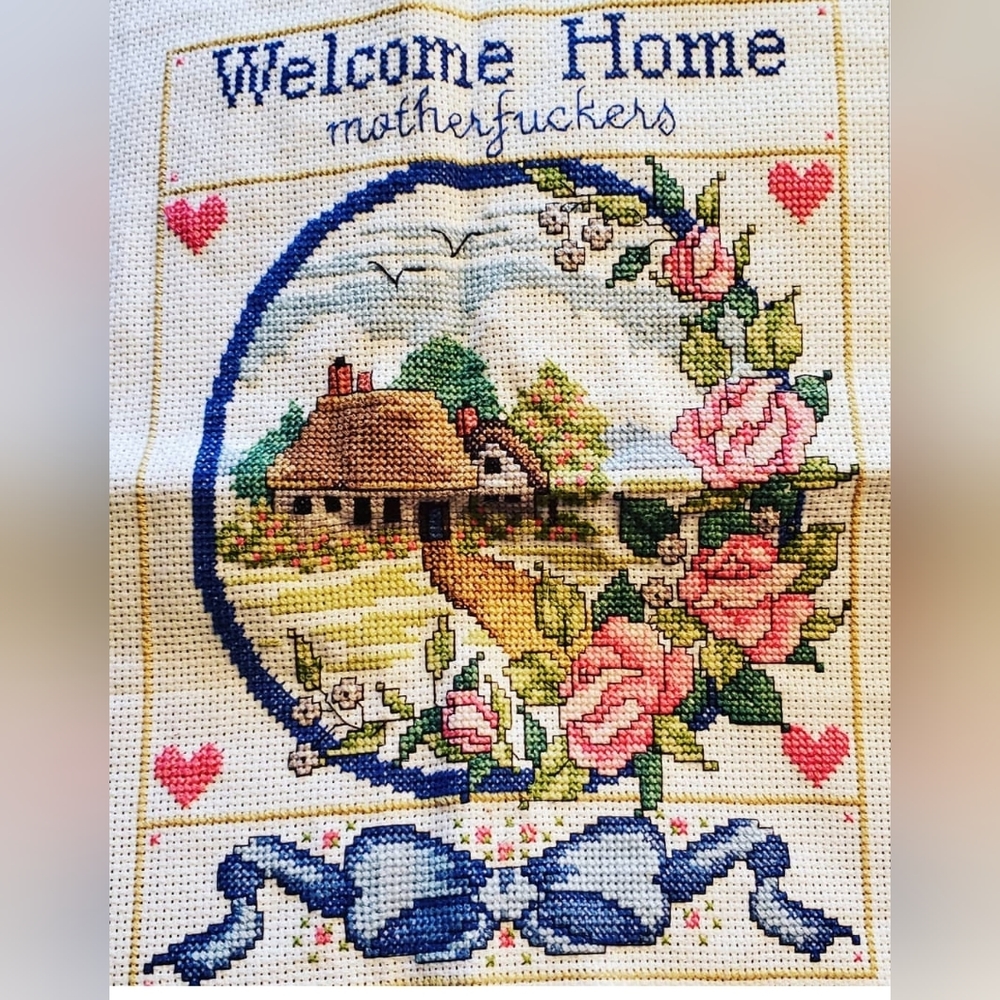 Custom cross stitch (unframed)